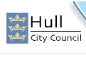 Hull City Council Logo. Click for Homepage.