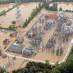 The Walham sub-station was one piece of critical infrastructure to be in difficulty following the 2007 floods